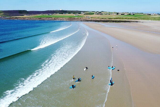 2 hour group lesson (3-16 people) - The 2-hour flow: car park, sand training, then wave time