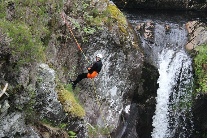 CANYONING in Laggan Canyon | Roybridge, Scotland - What’s Provided: Wetsuit, Helmet, Harness, Neoprene Boots