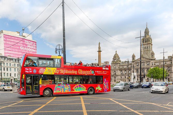 City Sightseeing Glasgow Hop-On Hop-Off Bus Tour - Red Route City Centre: George Square to Merchant City