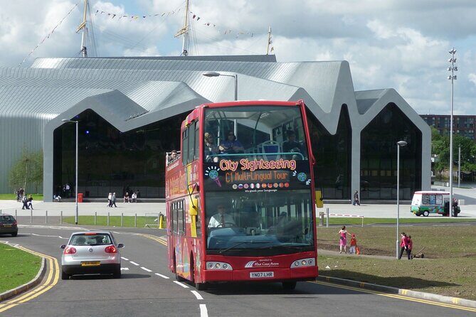 City Sightseeing Glasgow Hop-On Hop-Off Bus Tour - St. Enoch to the Distillery and Transport Museum Loop