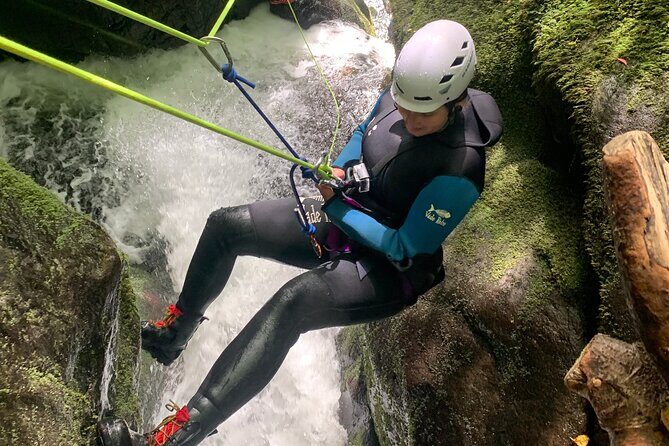 Discover Canyoning in Dollar Glen - The Dollar Canyon Route: Jumps, Water Flumes, and the 25m Two-Tier Waterfall