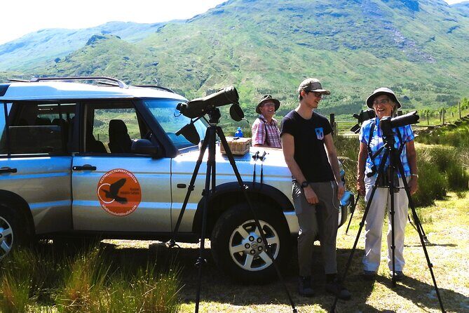 Discovery Wildlife Safari - Off-road viewpoints with Ben Vorlich, Ben More, and Stob Binnien