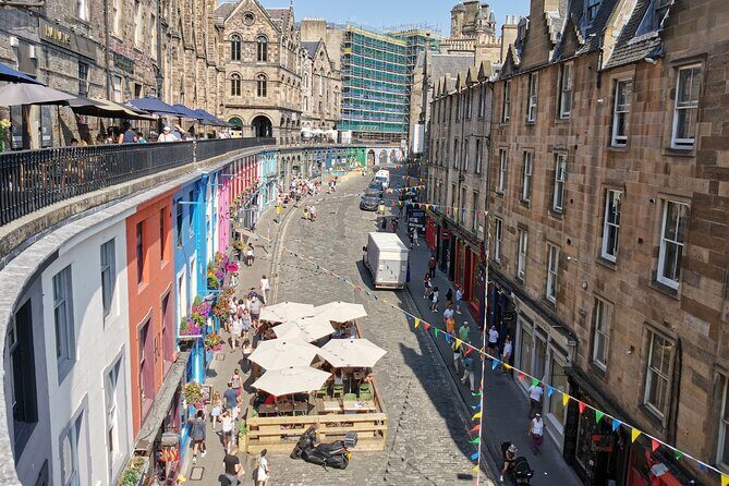 Edinburgh Harry Potter Self-Guided Private Tour - Victoria Terrace views: your imagination gets help