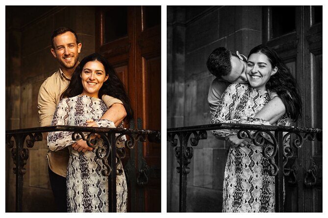 Edinburgh Photoshoot for Couples, Families & Solo Travellers - Stop 2: Dean Village for Soft Light and Water-Adjacent Views