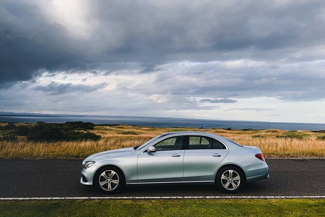 Edinburgh To St Andrews | Executive Transfer - Mercedes Comfort Details: Wi‑Fi, Water, and Bag Limits