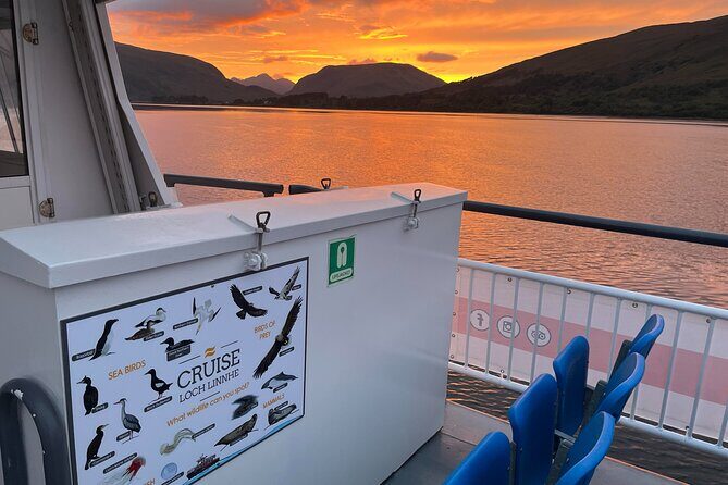 Fort William Evening Cruise - Loch Linnhe views from the water: Fort William looks different at dusk