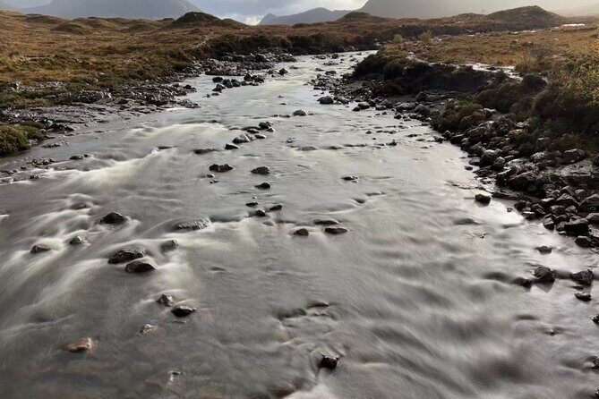 Isle Of Skye Tour Including Fairy Glen Quiraing and Kilt rock - Sligachan Old Bridge: Quick Photos, Big Mountain Feeling