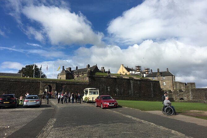 Luxury/Private Day Tour Glasgow to Stirling/Falkirk/Distillery - Stirling Castle: Your 90 Minutes for Royal Views