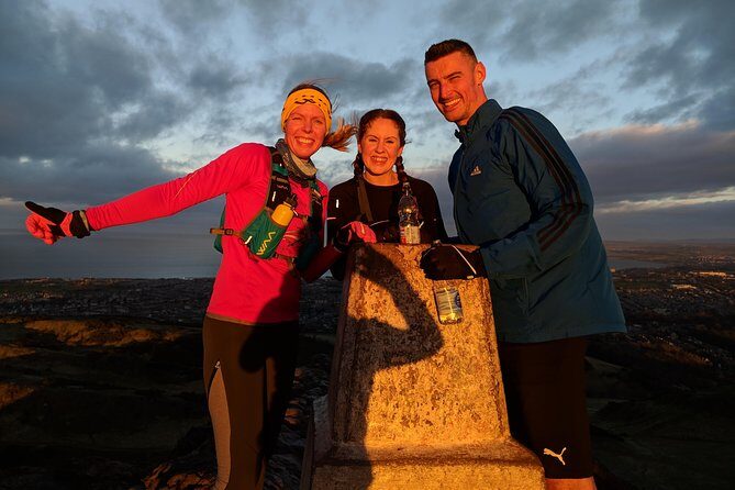 Panoramic Running Tour of Edinburgh - Calton Hill and the Royal Observatory View Line