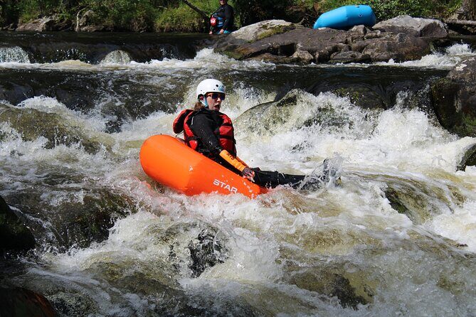 RIVER TUBING on the River Tummel | Pitlochry, Scotland - Your comfort setup: robes, toilets, and changing buckets