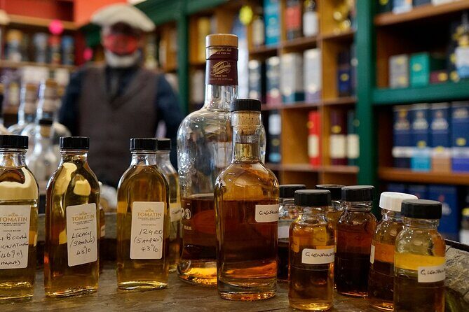 Speyside Whisky Trails from Inverness - Cardhu on the Mannoch Hills: smooth, sweet, mellow Speyside character