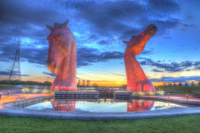 the World Famous Kelpies and Stirling Castle small group tours - Falkirk Stop 1: The Kelpies and The Helix in About an Hour